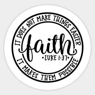 Faith Sticker